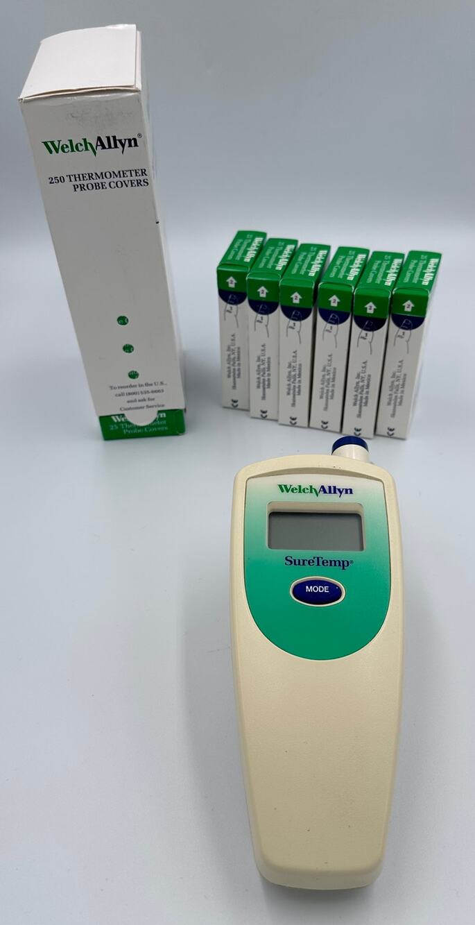 Welch Allyn 679 SureTemp Thermometer with Probe Covers – Hospital Grade – Tested
